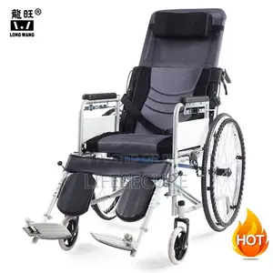 High Quality Lightweight Manual Commode Wheelchair