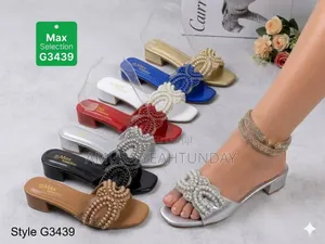 Quality Beaded Low Heels