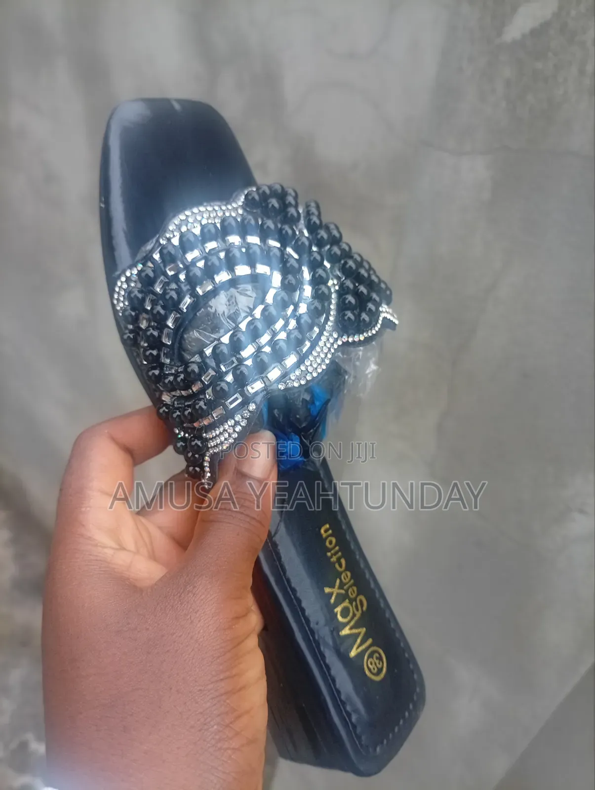 Quality Beaded Low Heels