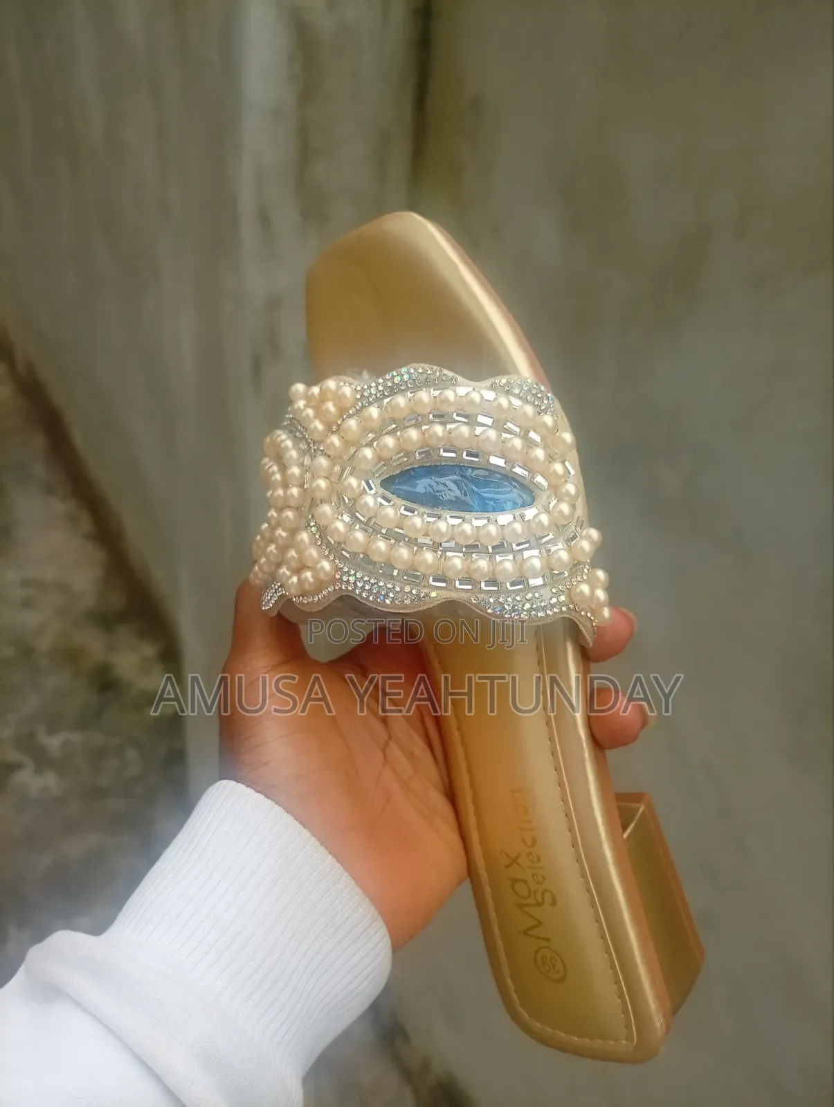 Quality Beaded Low Heels