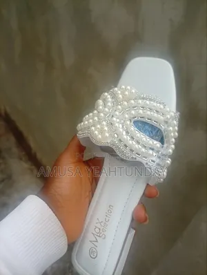 Quality Beaded Low Heels
