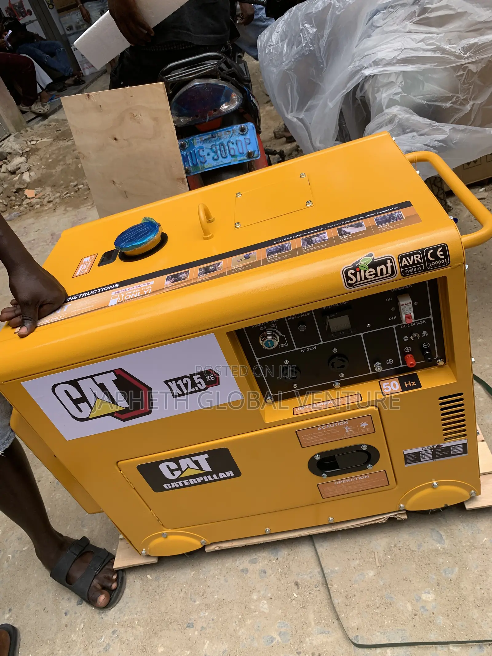 CAT 12.5kVA Silent Generator – 100% Copper Winding