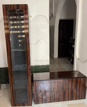TV Console Drawer and Mini Wine Bar