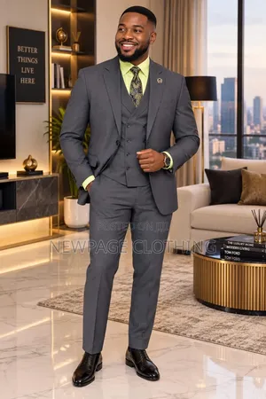 Not Just a Grey Blazer — It Comes With a Waistcoat Too.