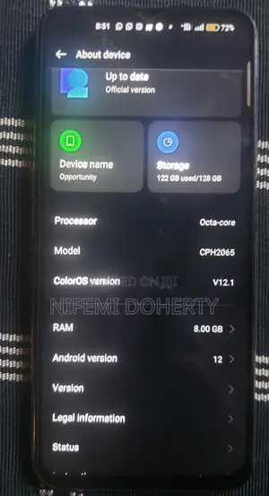 Oppo Reno4 Z 5G 128 GB Silver