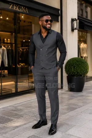 Grey Blazer With Waistcoat — Simple, Smart & Stylish