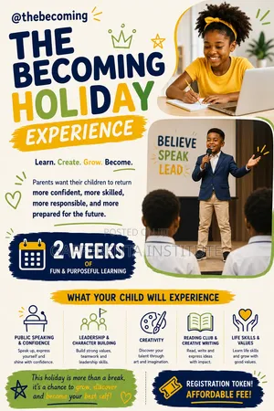 A Becoming 2-Week Holiday Program for Your Child