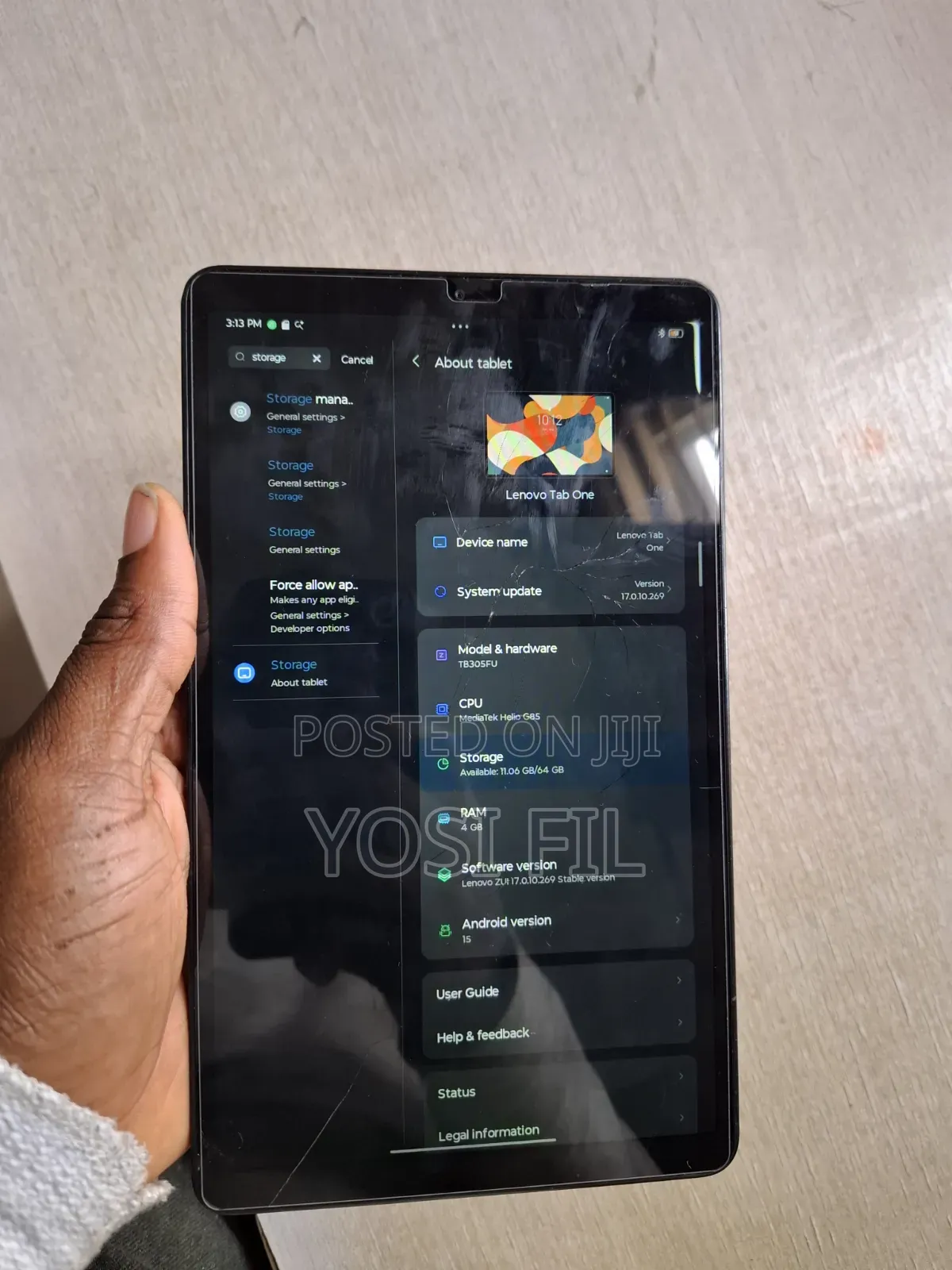 Lenovo Tab One 64 GB Gray
