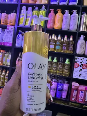Olay Dark Spot Correcting Body Lotion With AHA Exfoliating Lotion