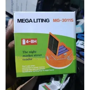 Mega Lighting Solar Rechargeable LED Camping Lantern & Flashlight