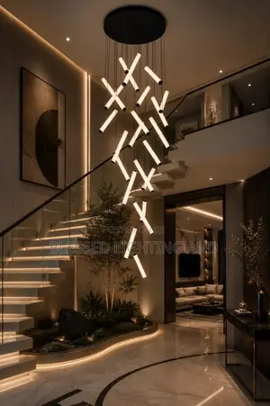 Size 600mm Led Chandelier Light Suitable for Staircase, Living Room
