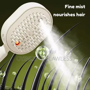 Nano Mist Self-Cleaning Electric Scalp Care Hair Straightener Brush