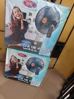 Black Color Ox 18inch Wall Mounted Fan