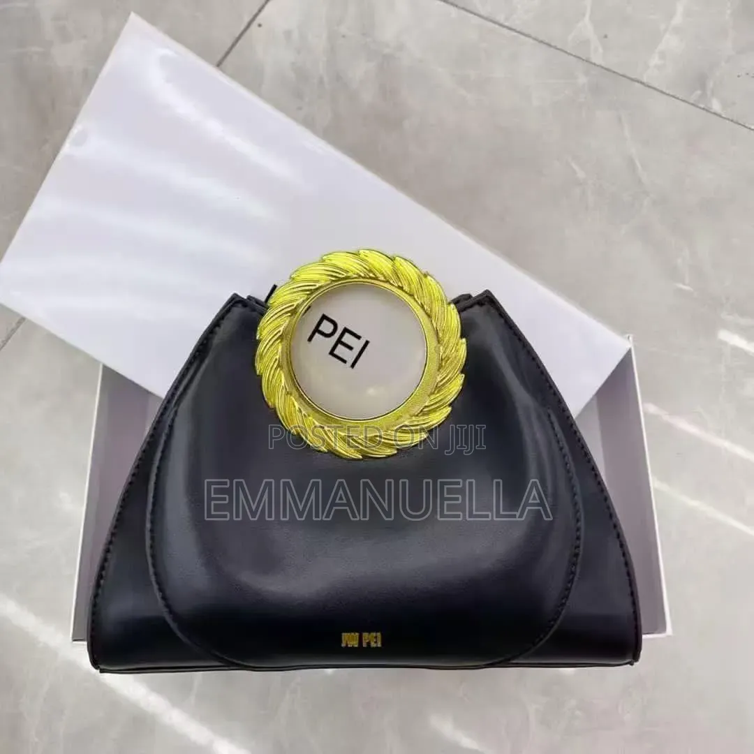 Black Structured Handbag