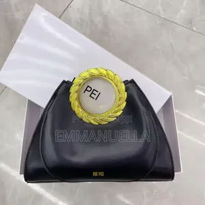 Black Structured Handbag