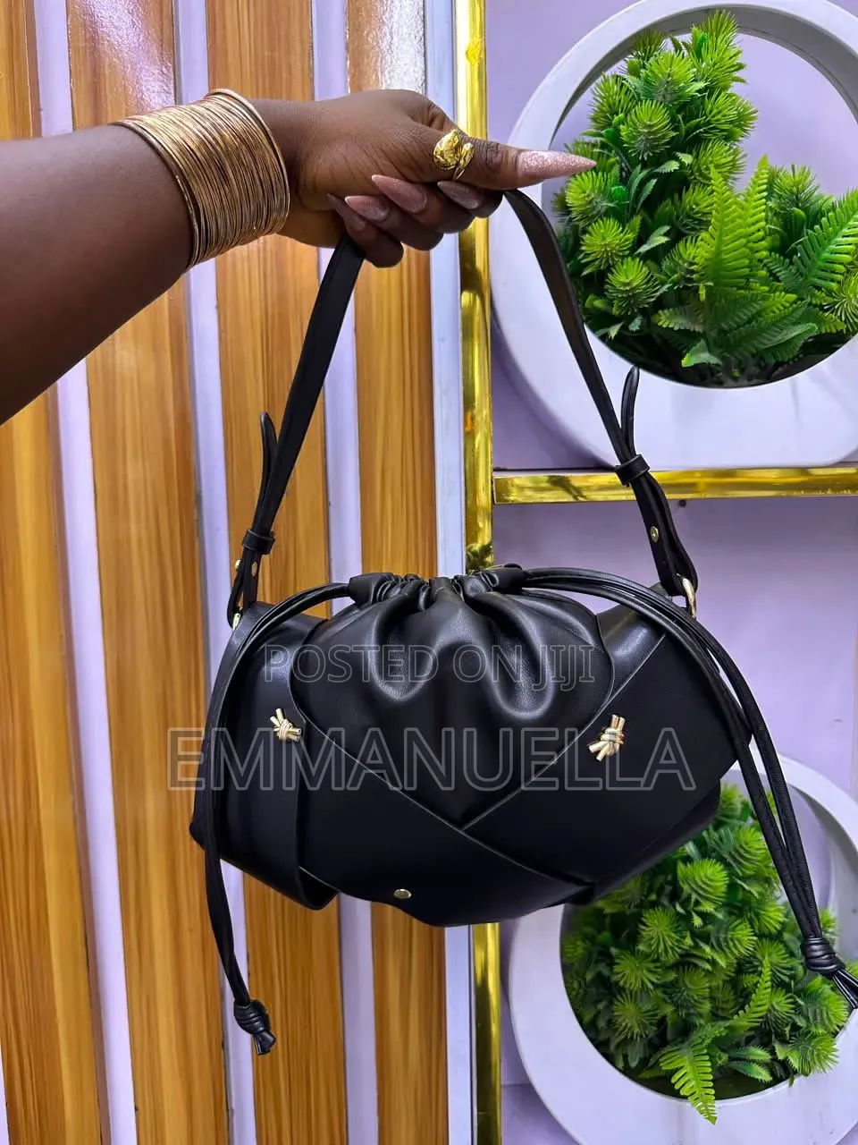 Ruched Shoulder Bag