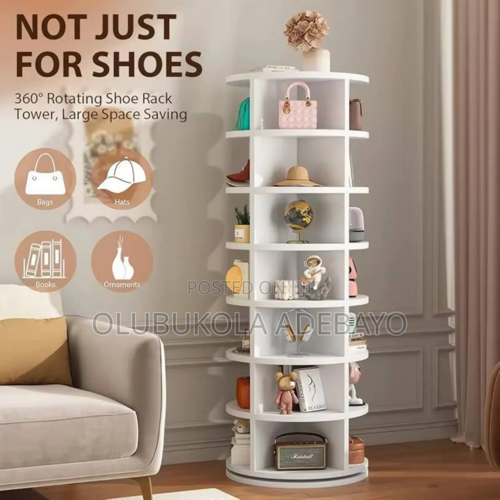 Rotating Shoe Rack