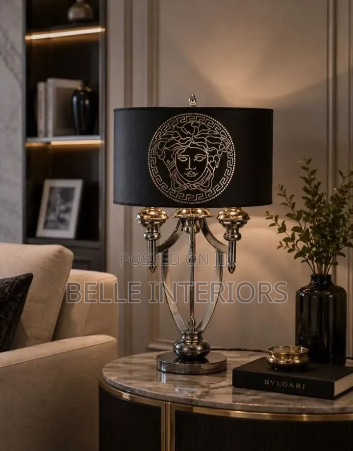 American Modern Fabric Lampshade Led Floor Lamp Living