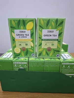 Tesco and Diplomat Green Tea