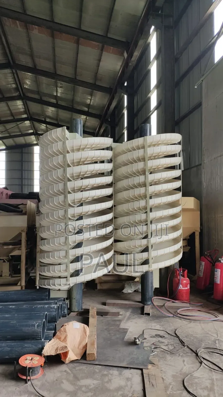 Spiral Chute for Tin Ore