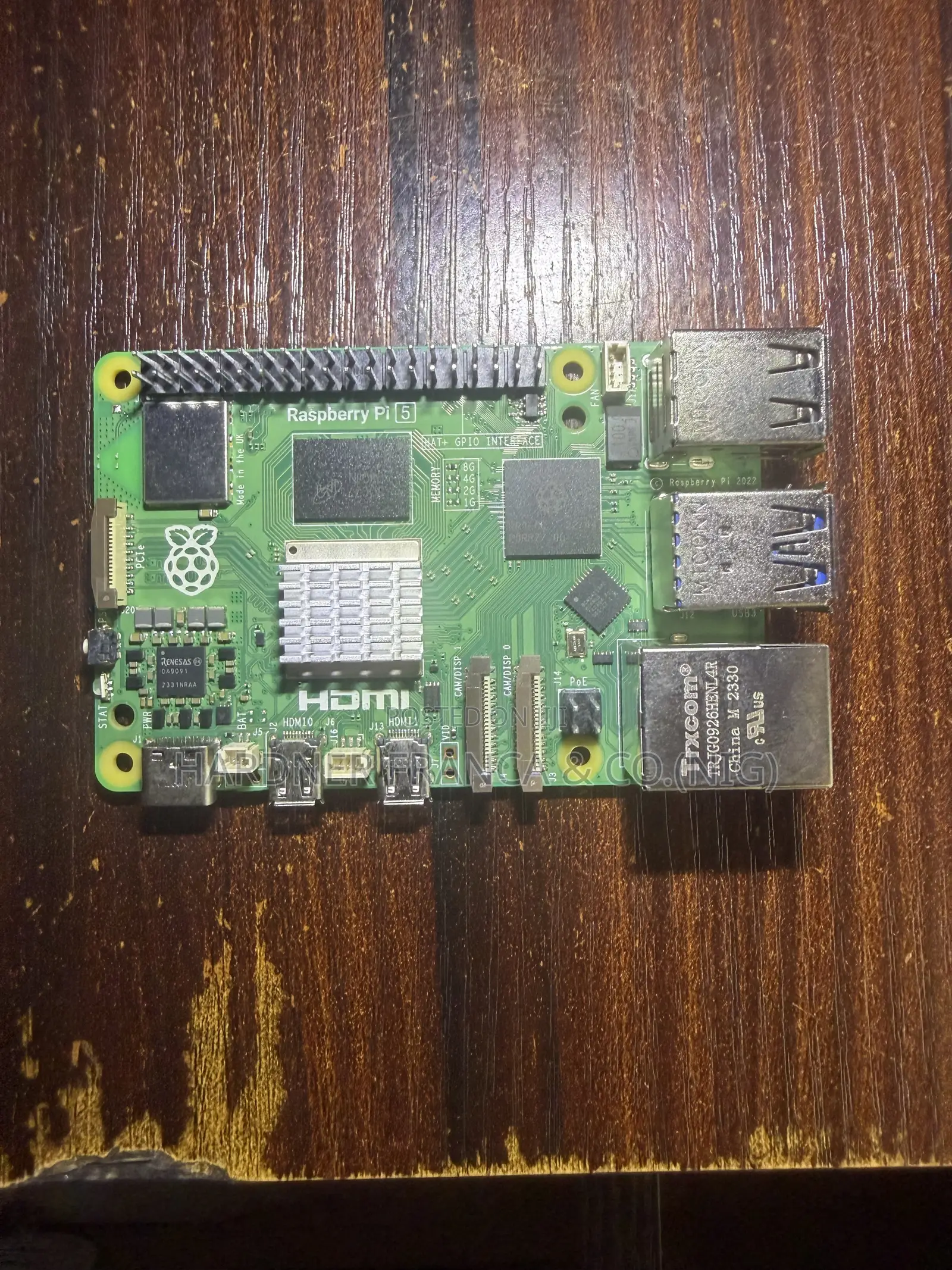 Raspberry Pi 5 8GB Ram & Case