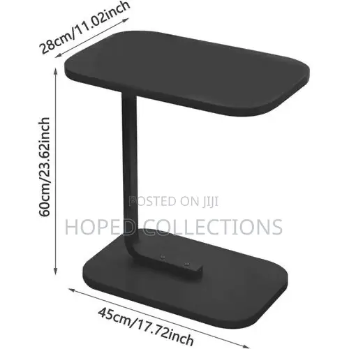 Side Table Black &Brown Color
