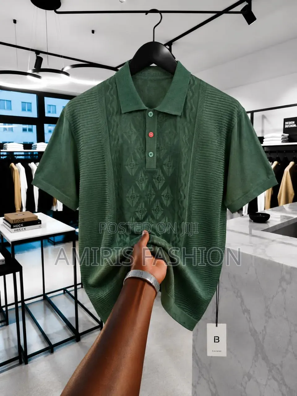 Nice and Unique Botton Neck T-Shirts