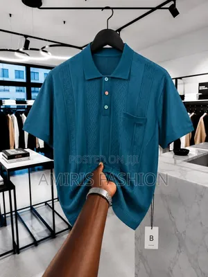 Nice and Unique Botton Neck T-Shirts