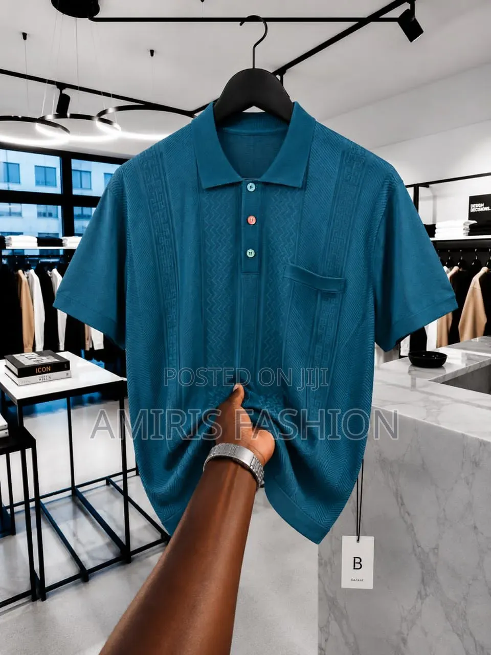Nice and Unique Botton Neck T-Shirts