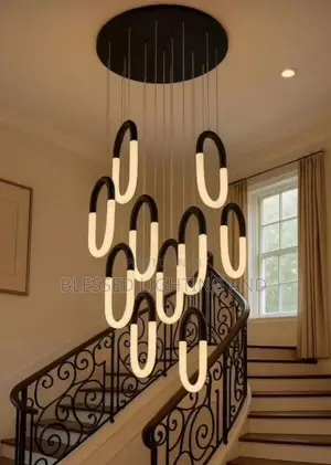 LED Chandelier Light. Suitable for Living Room, Staircase, Hotel Lobby