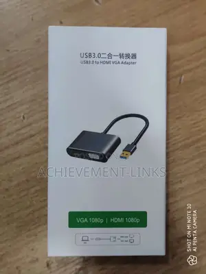 USB 3.0 to VGA/HDMI Adapter