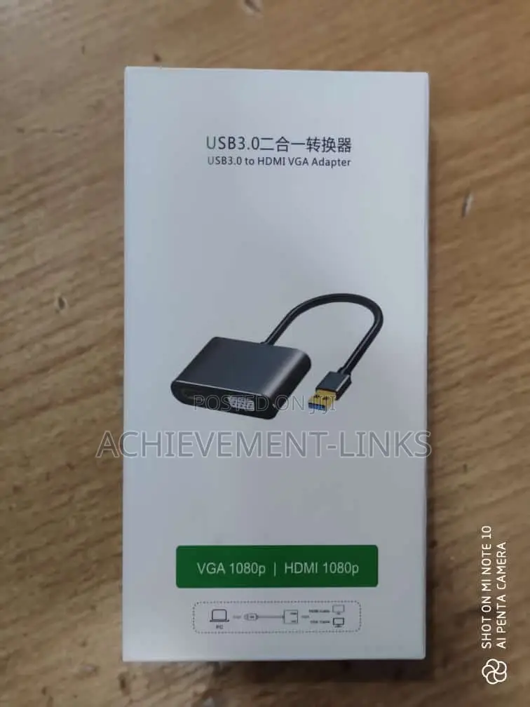 USB 3.0 to VGA/HDMI Adapter