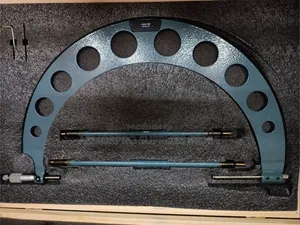 Micrometer Frame With Interchangeable Anvils,