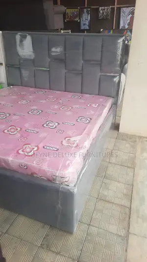 Paded Large Bed Frame
