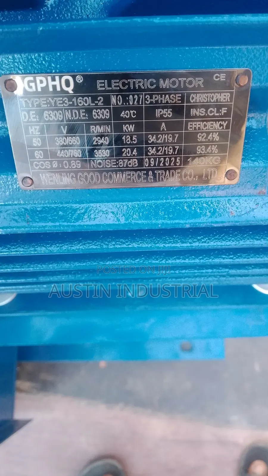 Volume Blower 18.5kw