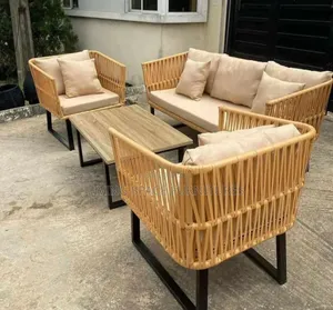 High-Quality Rattan Outdoor Chairs by 5seaters With Center Table