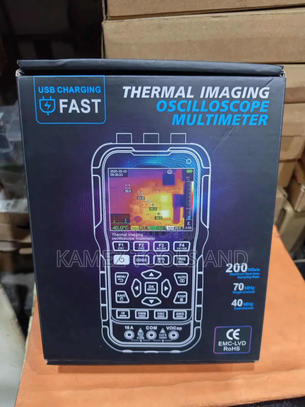 Tooltop Th201 4-in-1 Thermal Imaging Oscilloscope Multimeter