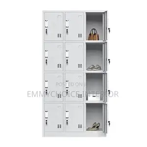 Standard 12 Doors Metal Locker Cabinet for Staff & Workers