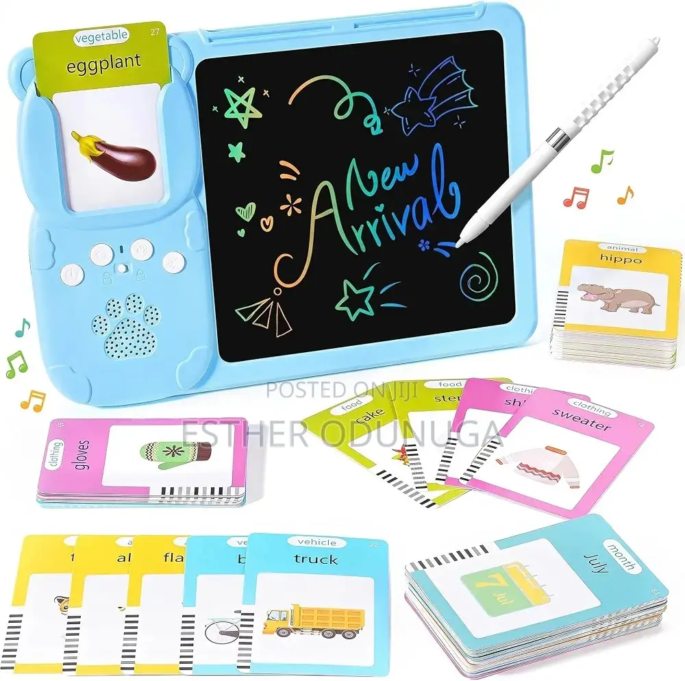 Card Reader With LCD Written Pad for Kids