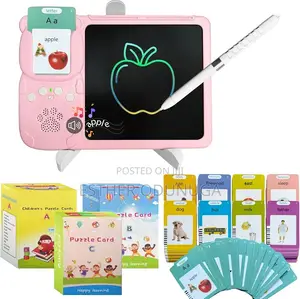 Card Reader With LCD Written Pad for Kids