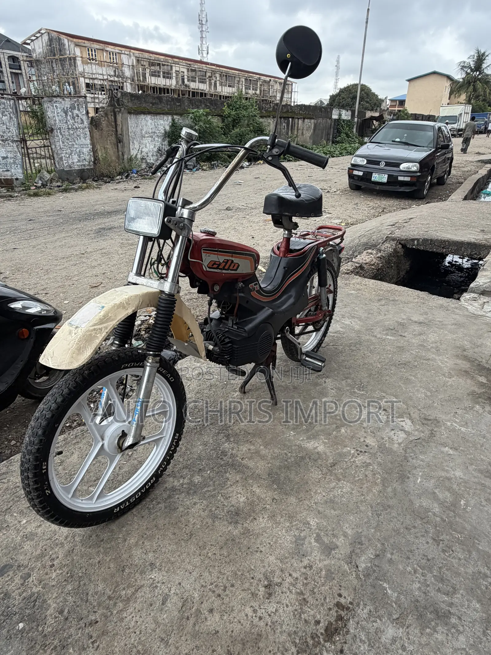 Motorcycle 1990 Red
