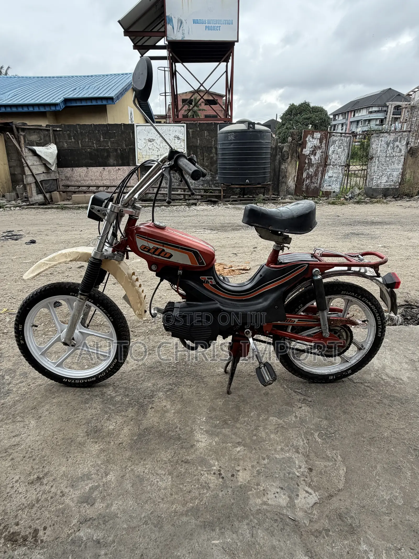 Motorcycle 1990 Red