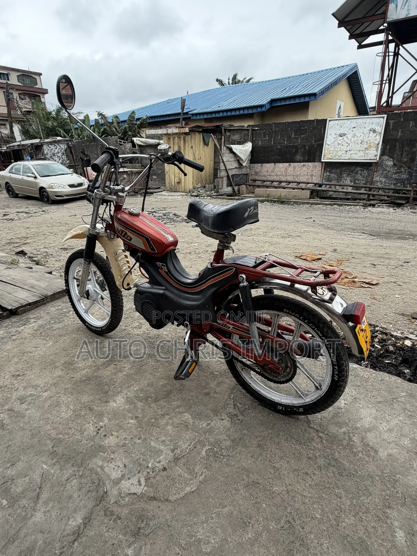 Motorcycle 1990 Red
