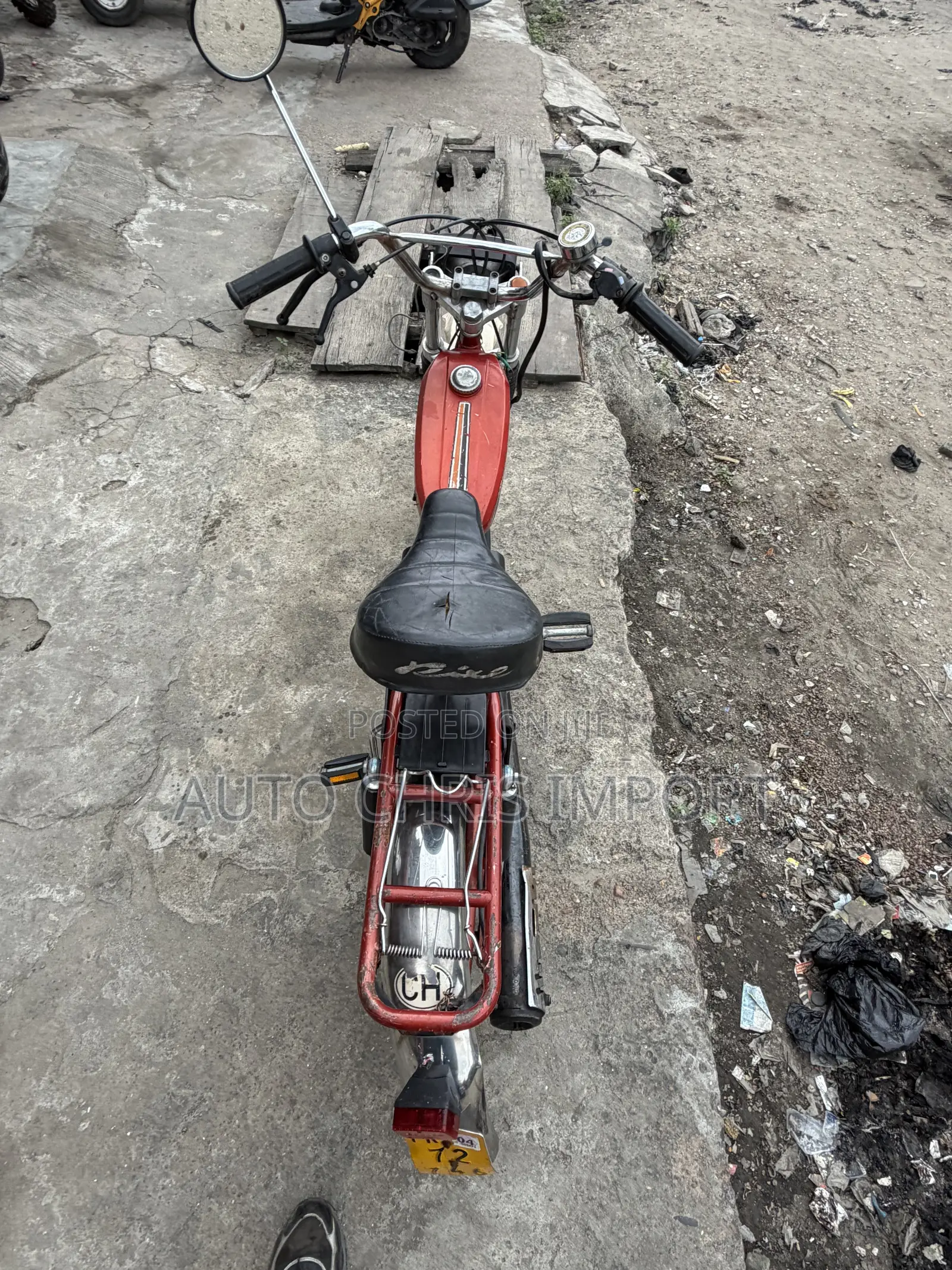 Motorcycle 1990 Red
