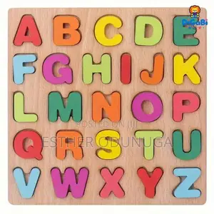 Wooden Alphabet Puzzle Board