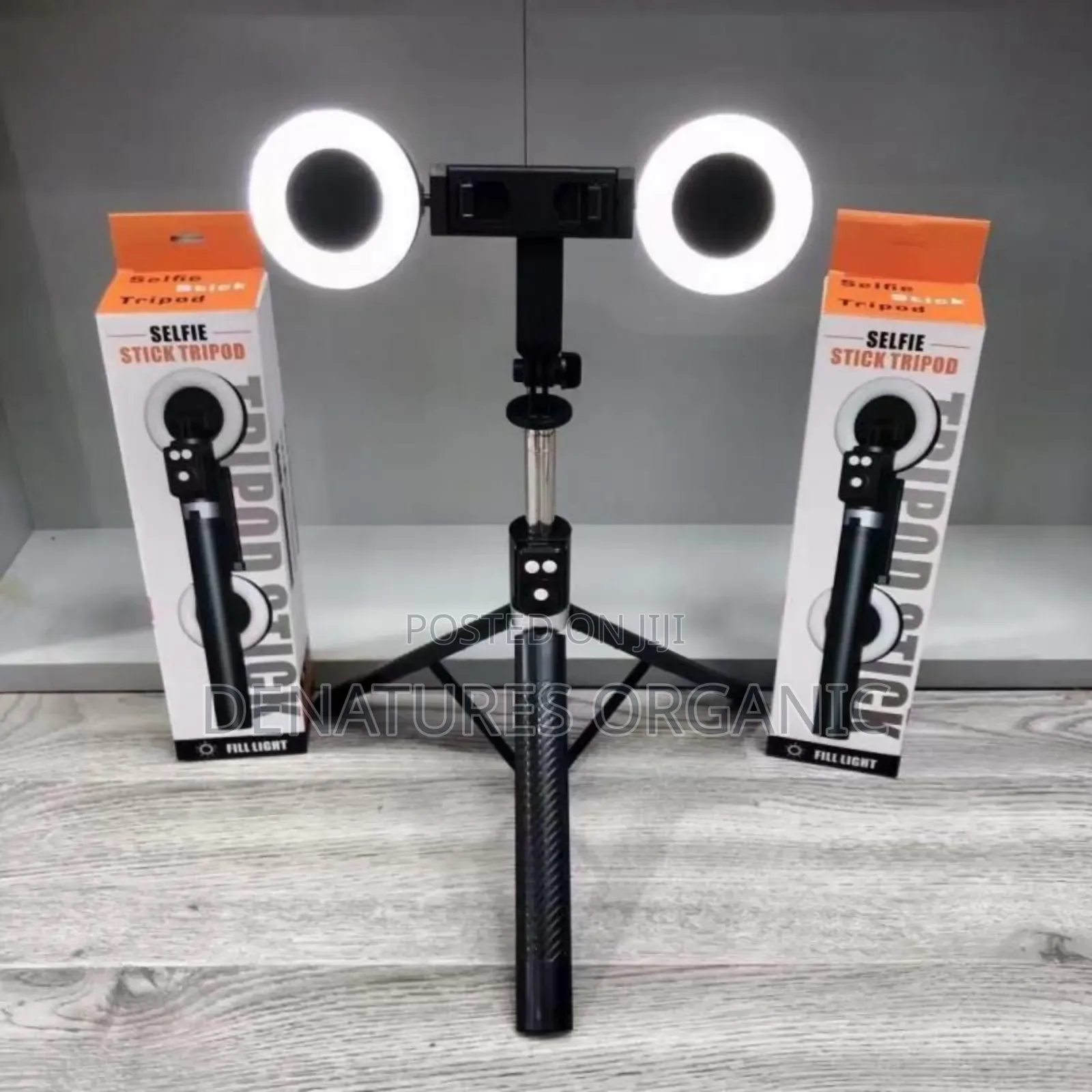 A12 Selfie Stick Tripod With Two Lights