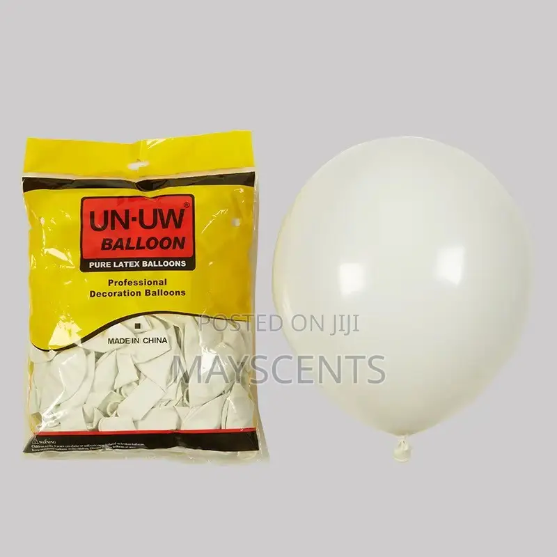 12" Latex Balloons – 100pcs Pack | Wholesale