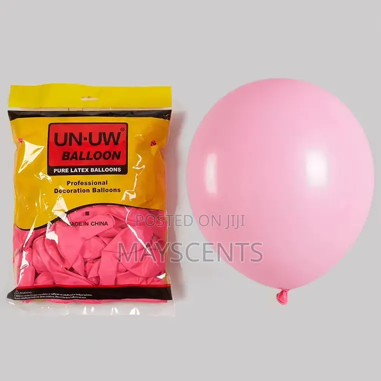12" Latex Balloons – 100pcs Pack | Wholesale