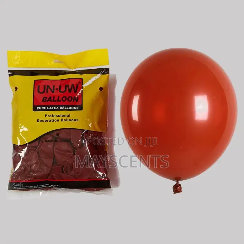 12" Latex Balloons – 100pcs Pack | Wholesale