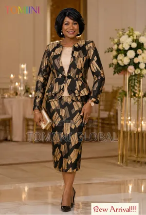 Giovanna and Tetramina 3pc Elegant Skirt Suit